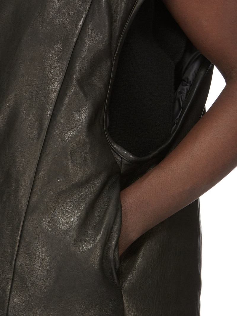 Jumbo Flight padded leather gilet 6