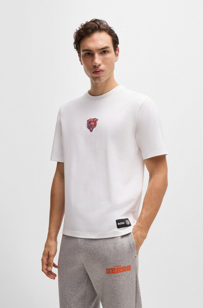 BOSS X NFL STRETCH-COTTON T-SHIRT WITH SPECIAL BRANDING 2