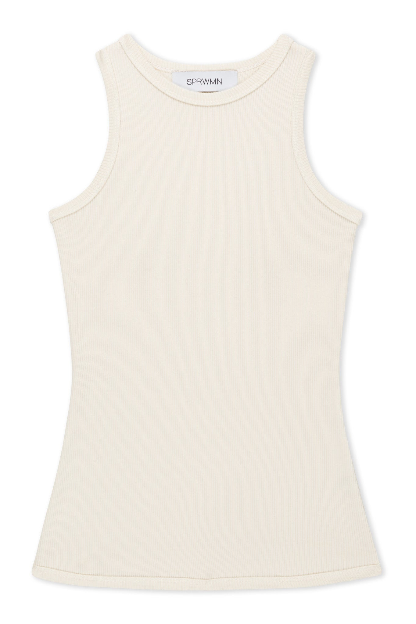 CREME RIB RACER TANK - 2
