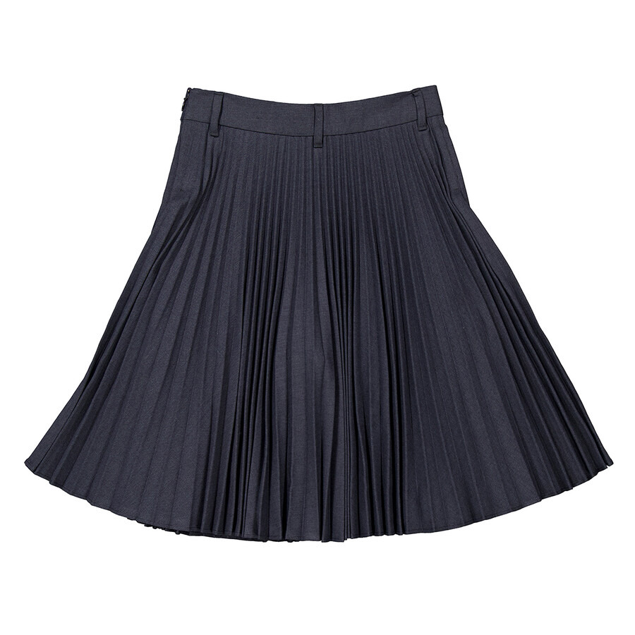Burberry Black Yuliya Pleated Skirt, Brand Size 2 (US Size 0) - 7