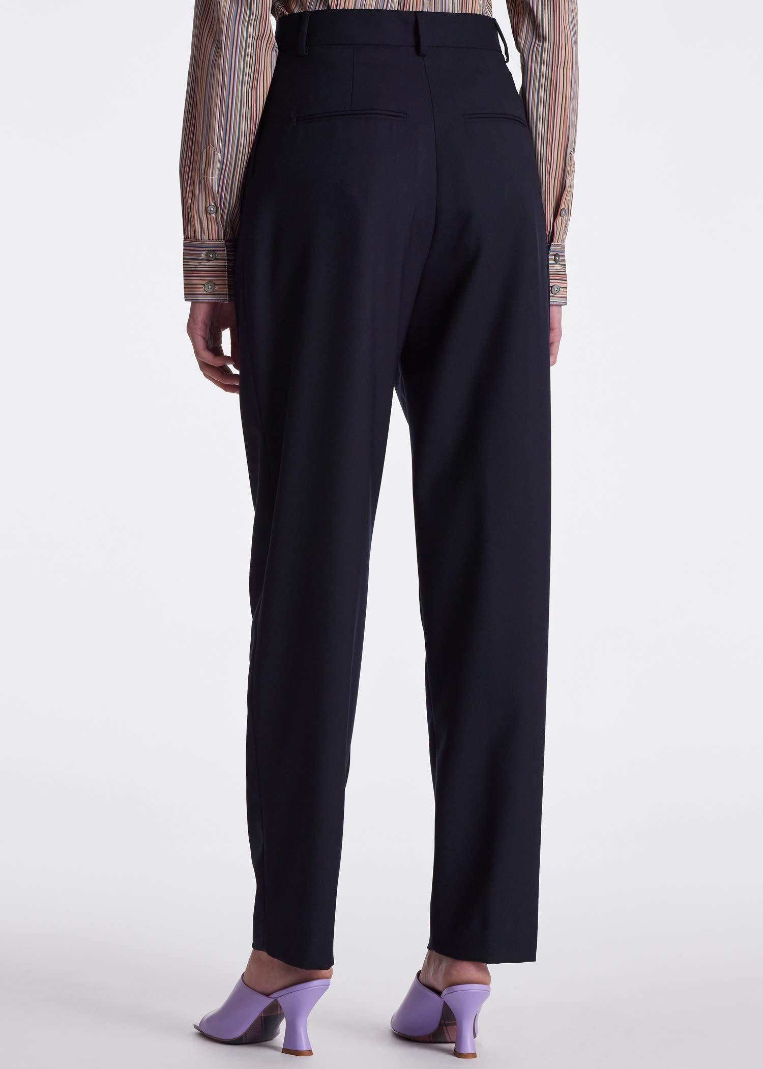 A Suit To Travel In - Double-Pleat Cropped Travel Pants - 5