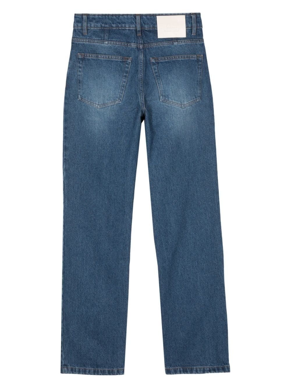 mid-rise straight-leg jeans - 2