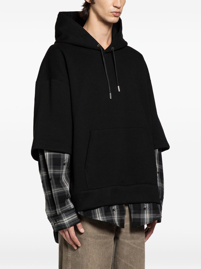 MASTERMIND WORLD layered hoodie outlook