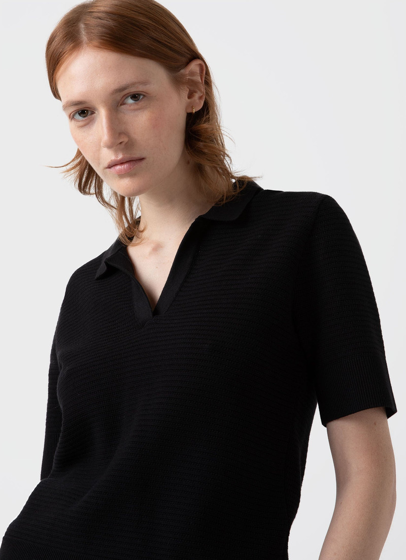 Sunspel Archive Knit Polo outlook