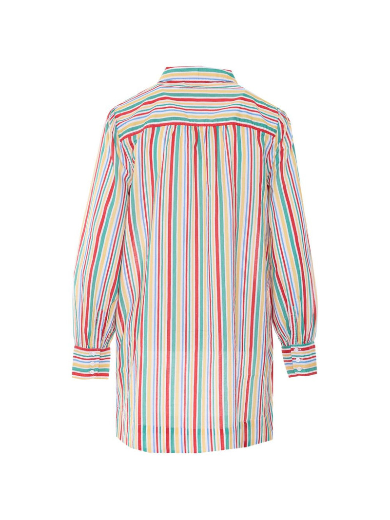 RIXO Ashlyinn striped long-sleeve shirt outlook
