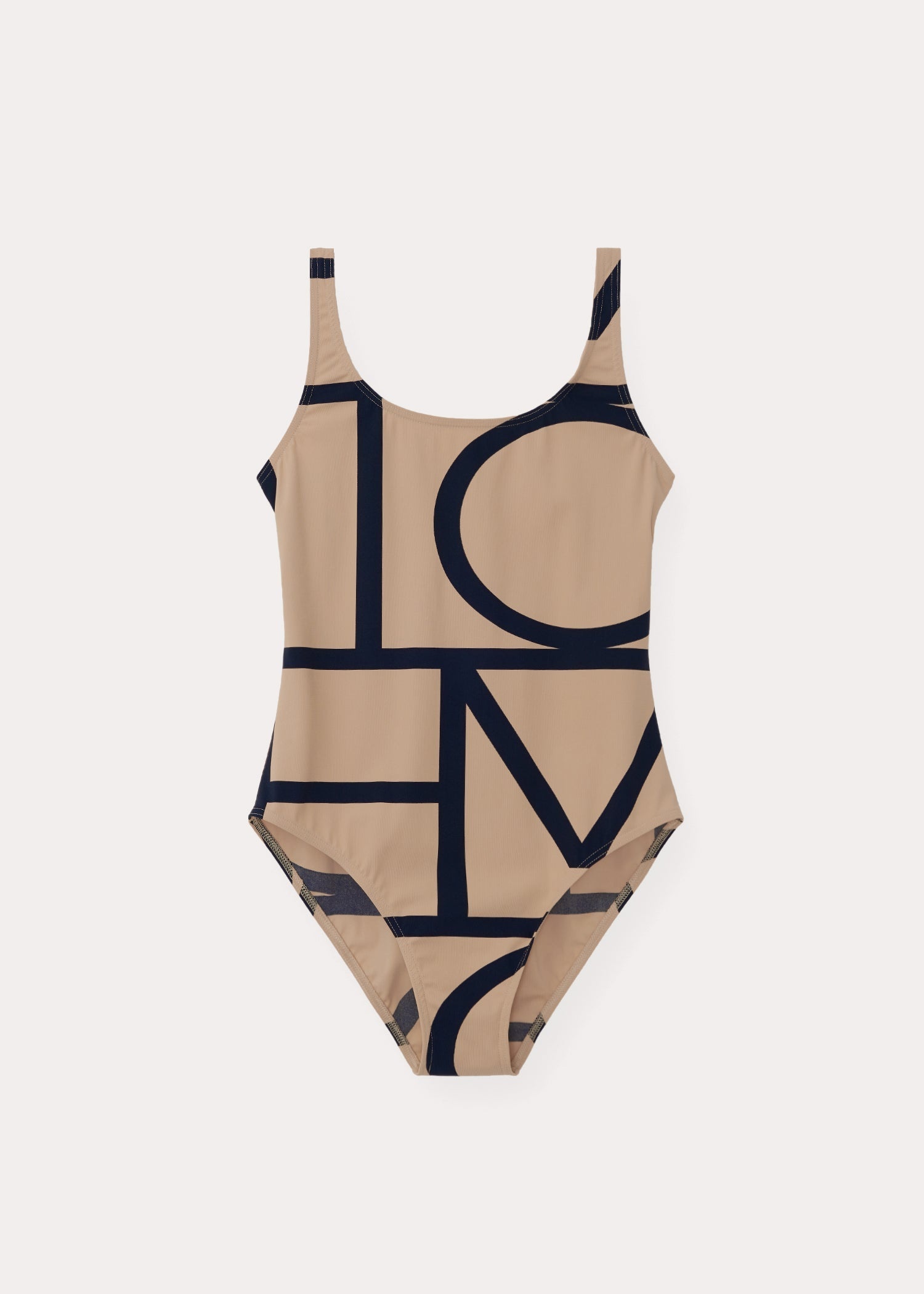 Monogram swimsuit beige - 1