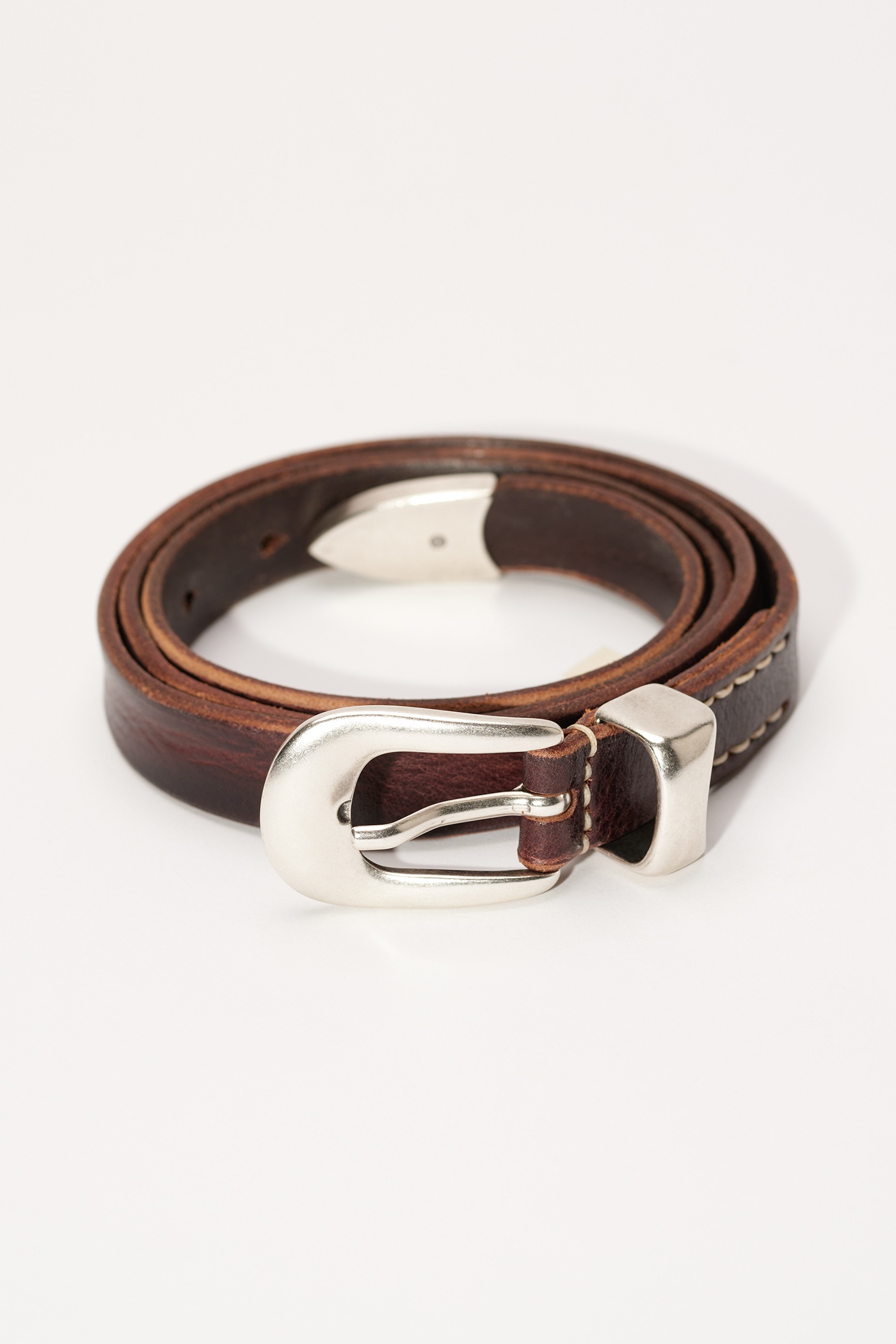Belt 2 cm Brown Leather - 1