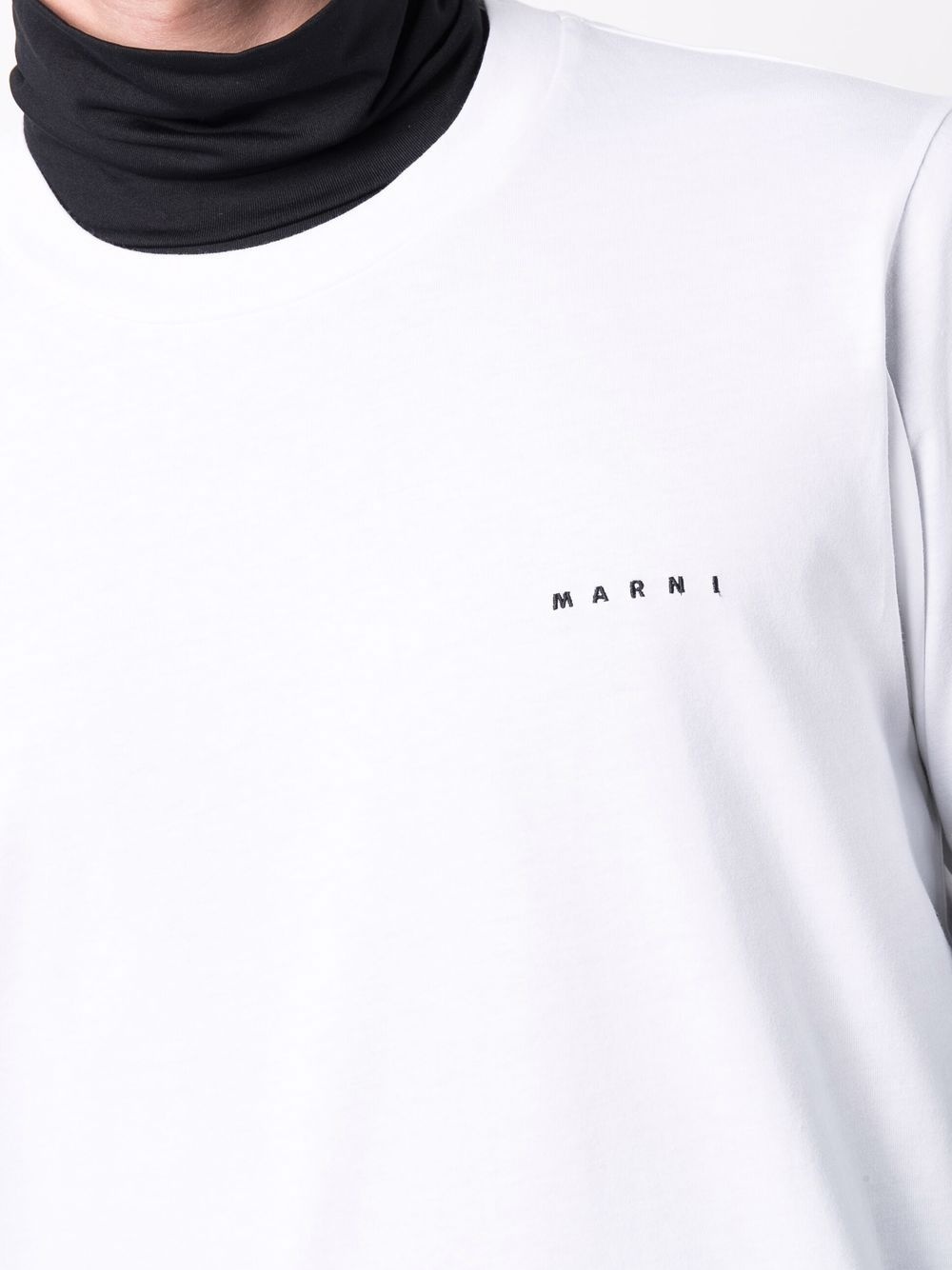 logo-embroidered T-shirt - 5