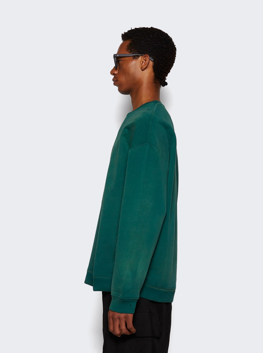 Relaxed Fit Sweatshirt Dark Green - 3