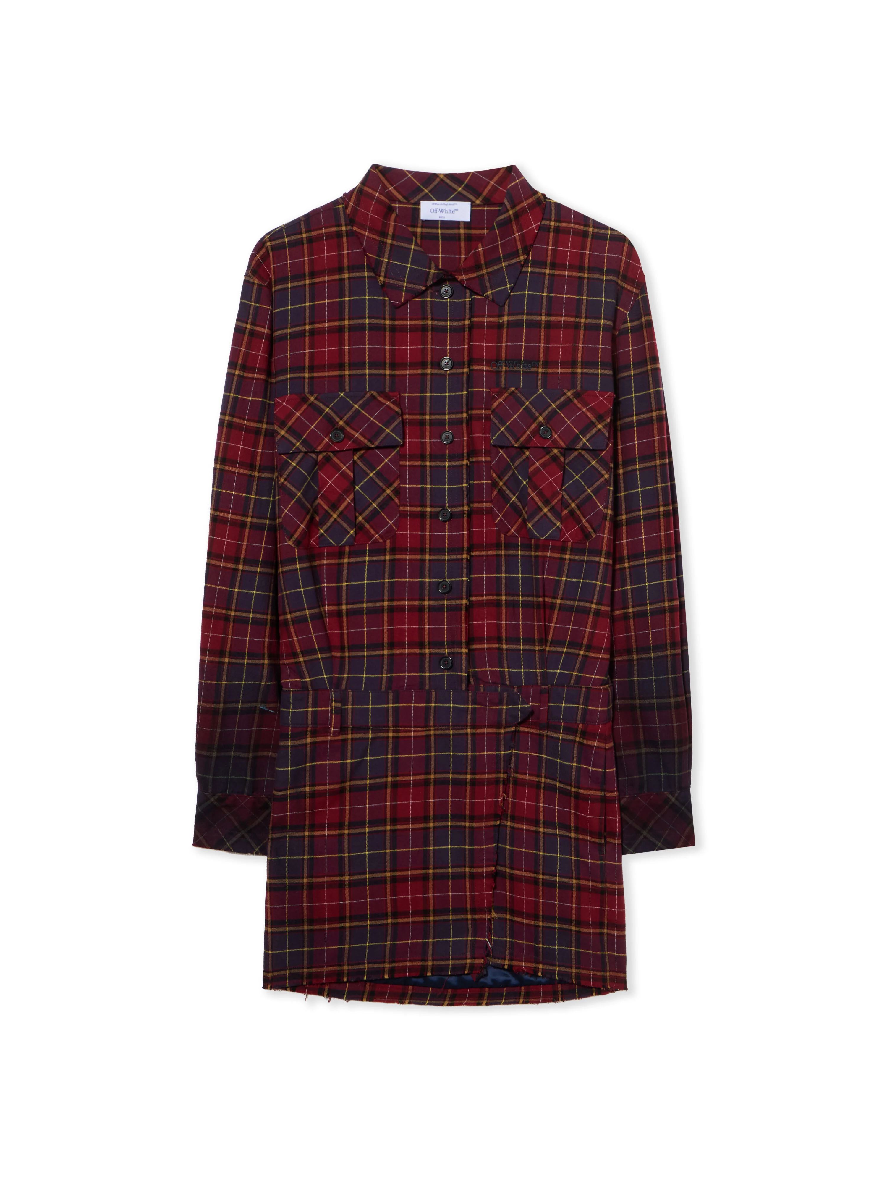 Check Flannel Arrow Dress - 1