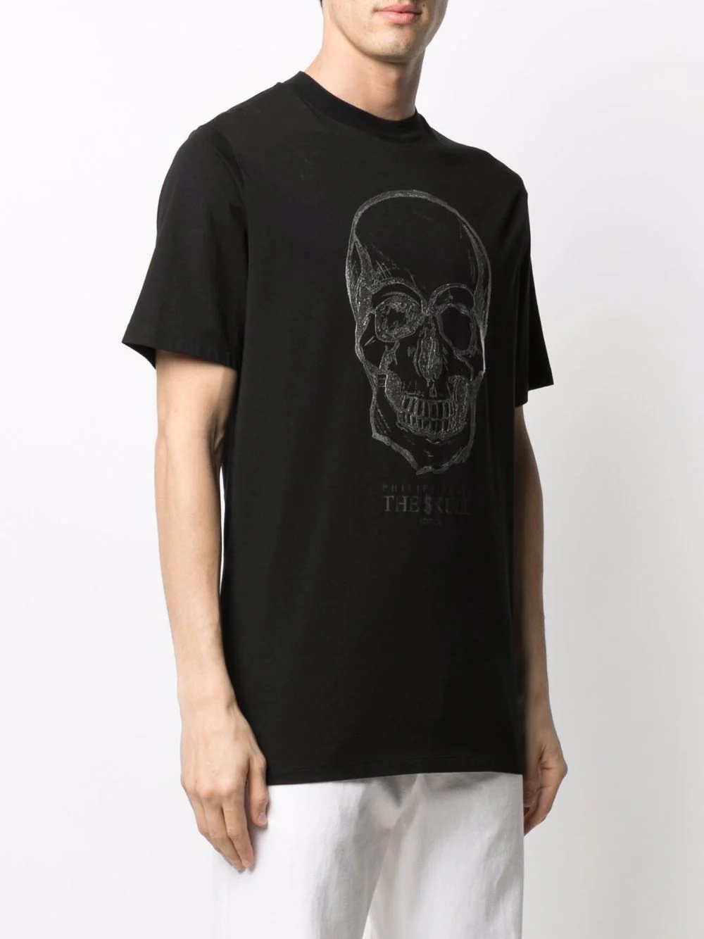 skull-print cotton T-shirt - 3