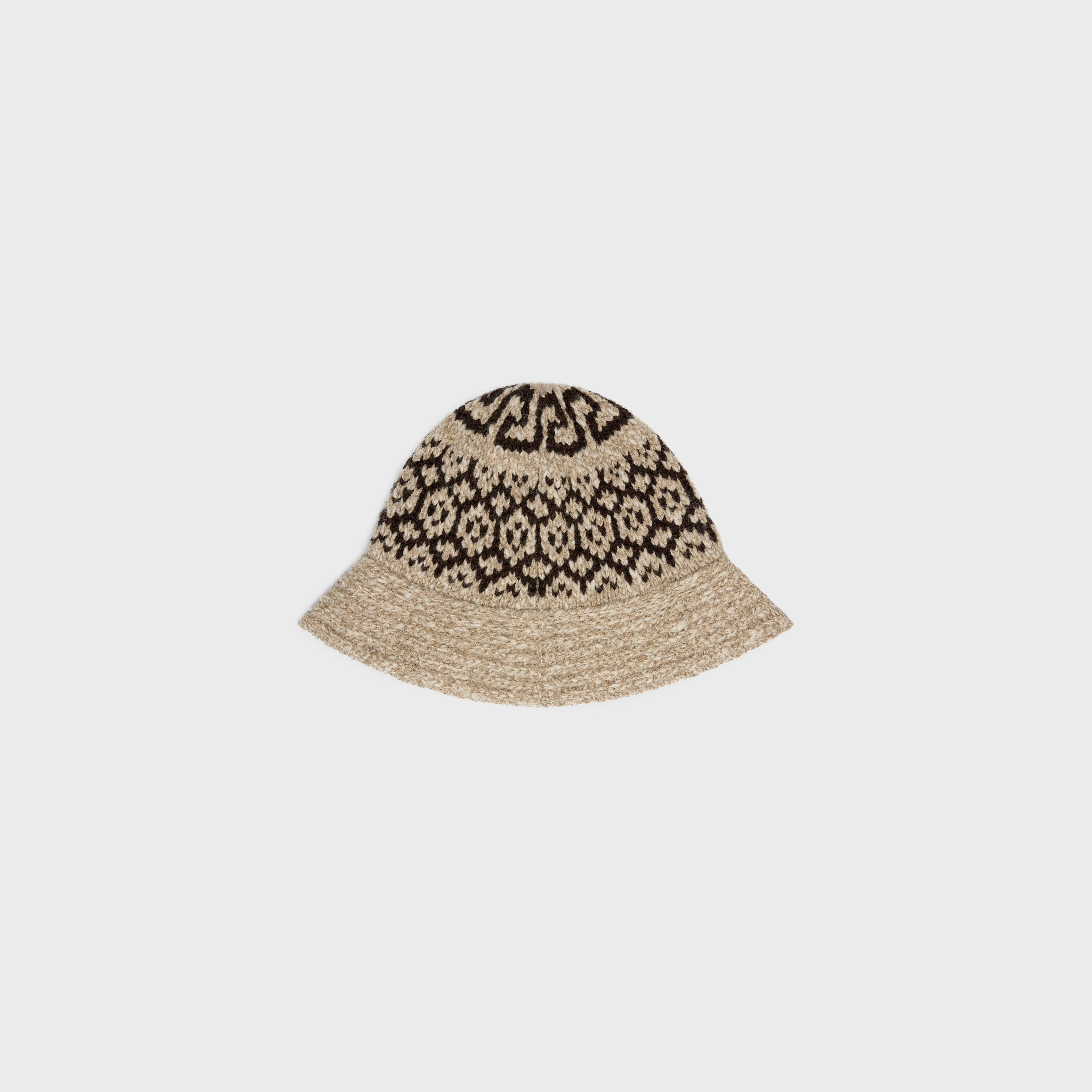 cloche hat in triomphe fair isle wool - 2