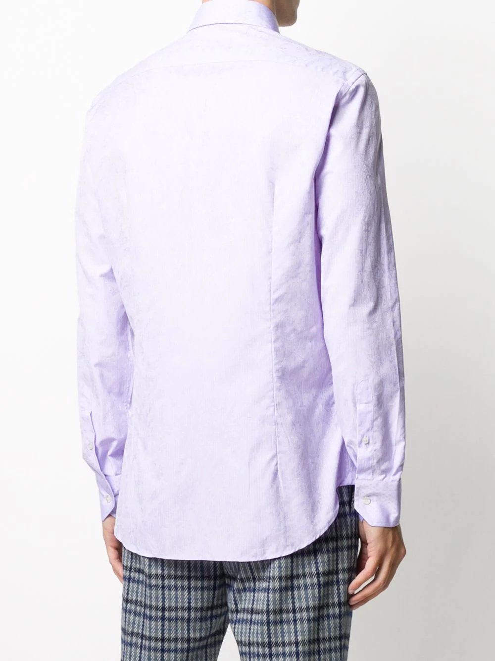 paisley jacquard shirt - 4