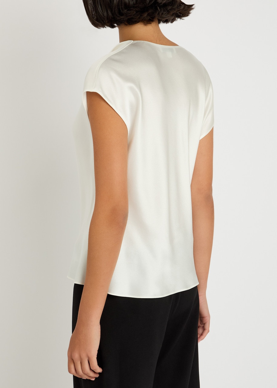 Vince Cowl-neck Silk Blouse - 3