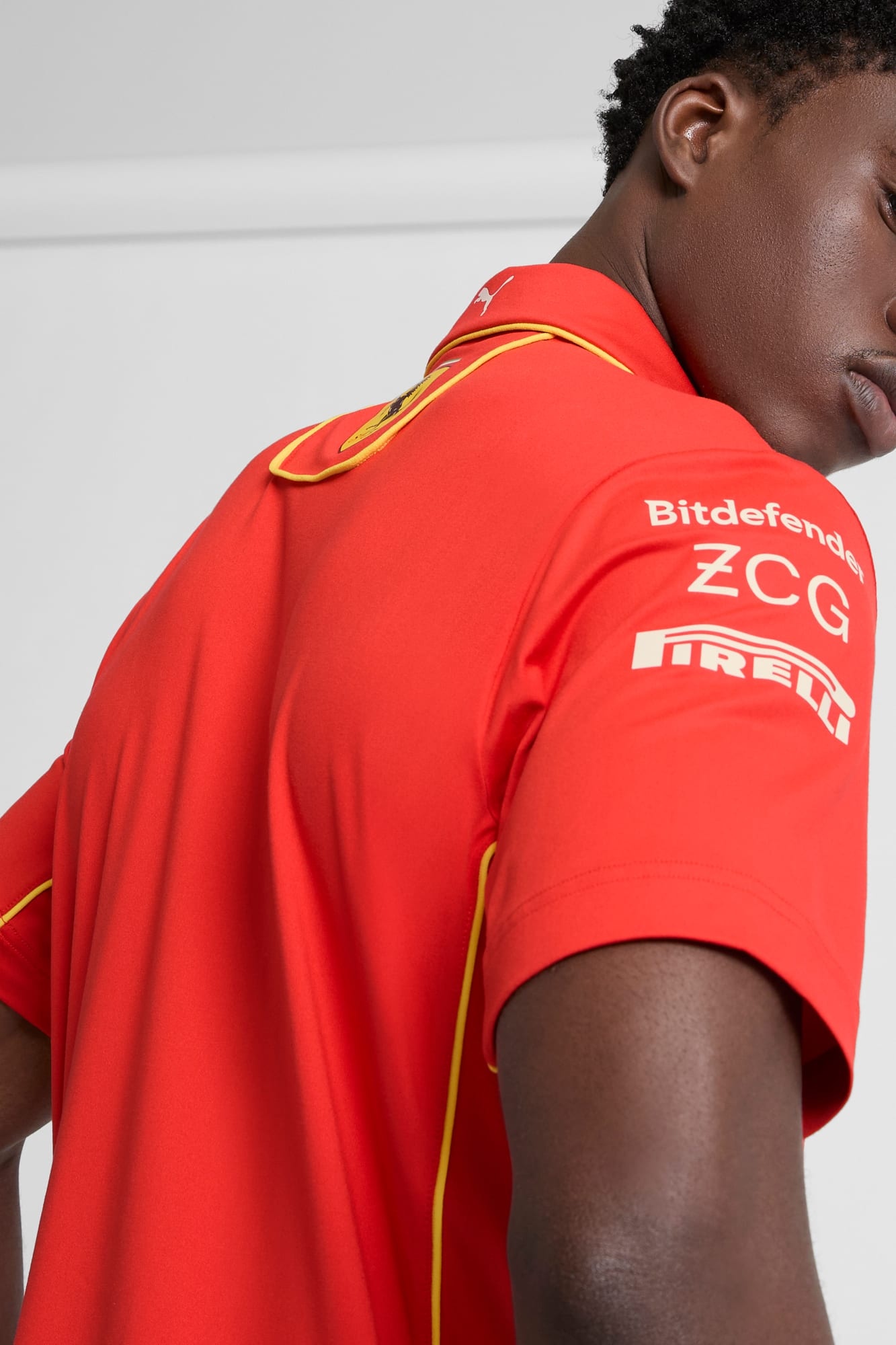 Scuderia Ferrari Team Pro Men's Polo Tee - 4