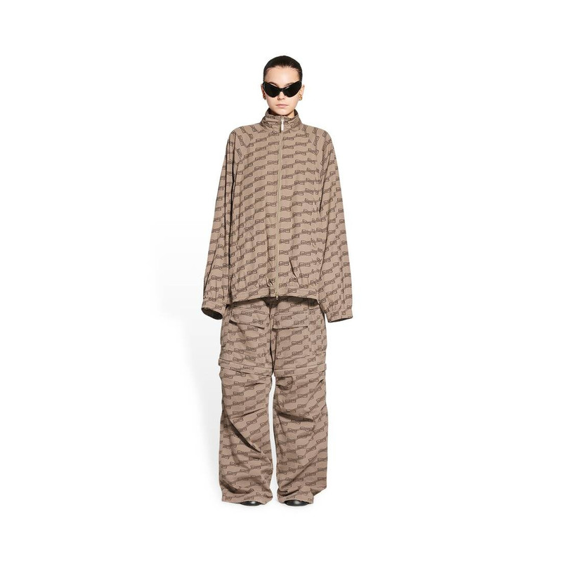 BALENCIAGA bb monogram regular fit tracksuit jacket outlook
