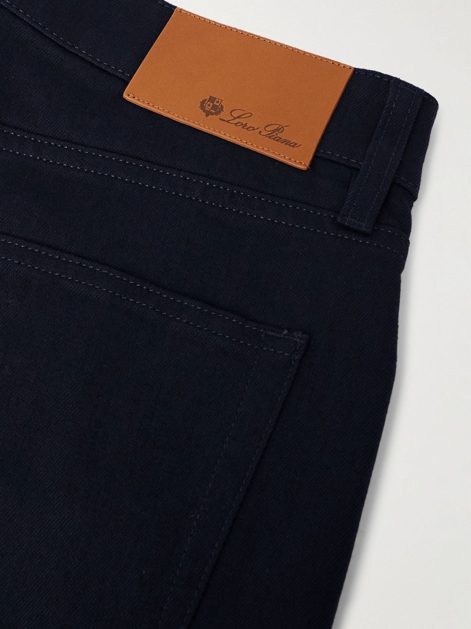 Quarona Slim-Fit Straight-Leg Jeans Navy - 5