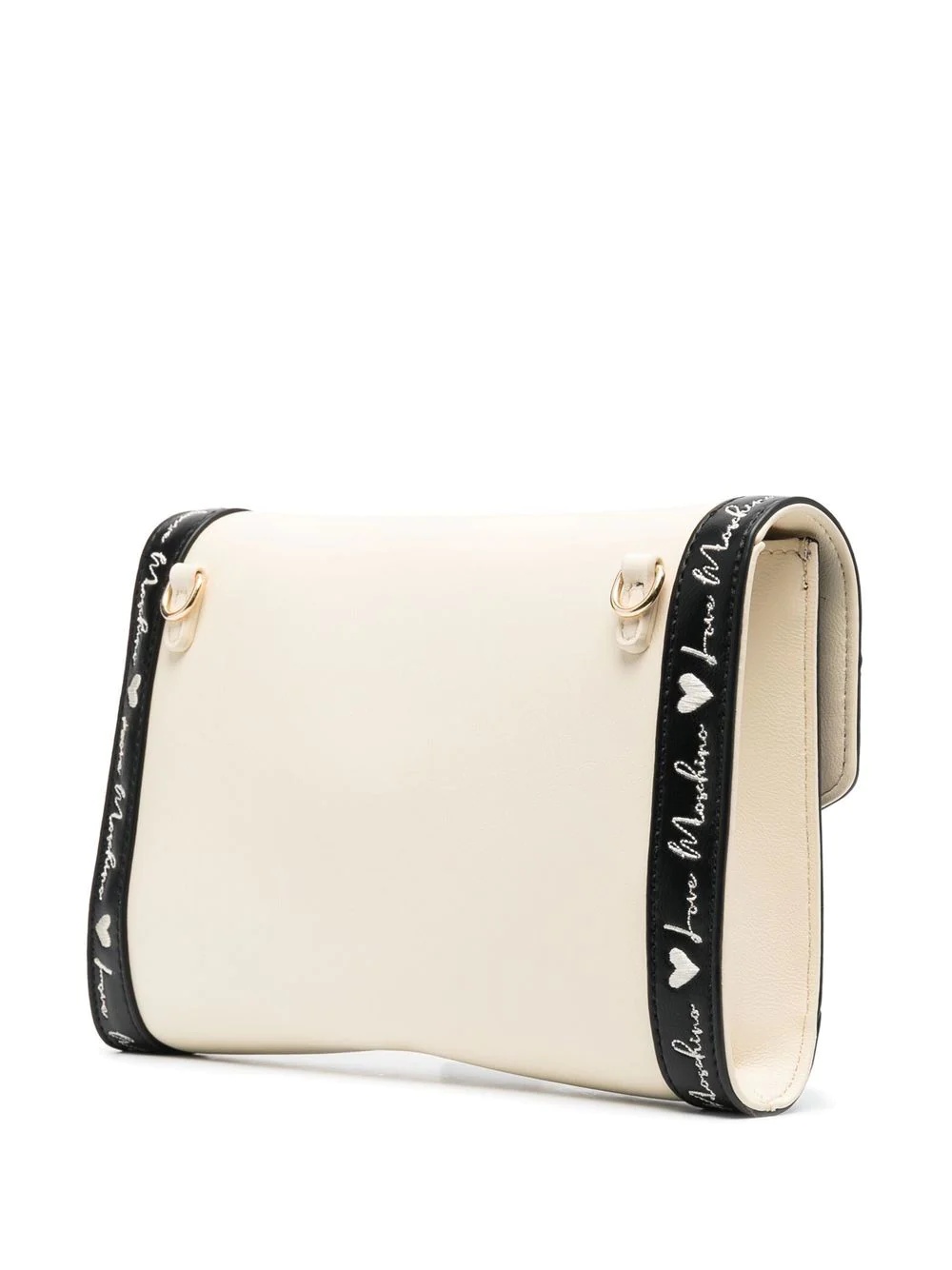 logo-print envelope clutch-bag - 2