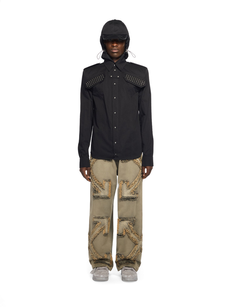 Studs Arr Cotgab Hood Visor Shirt - 1