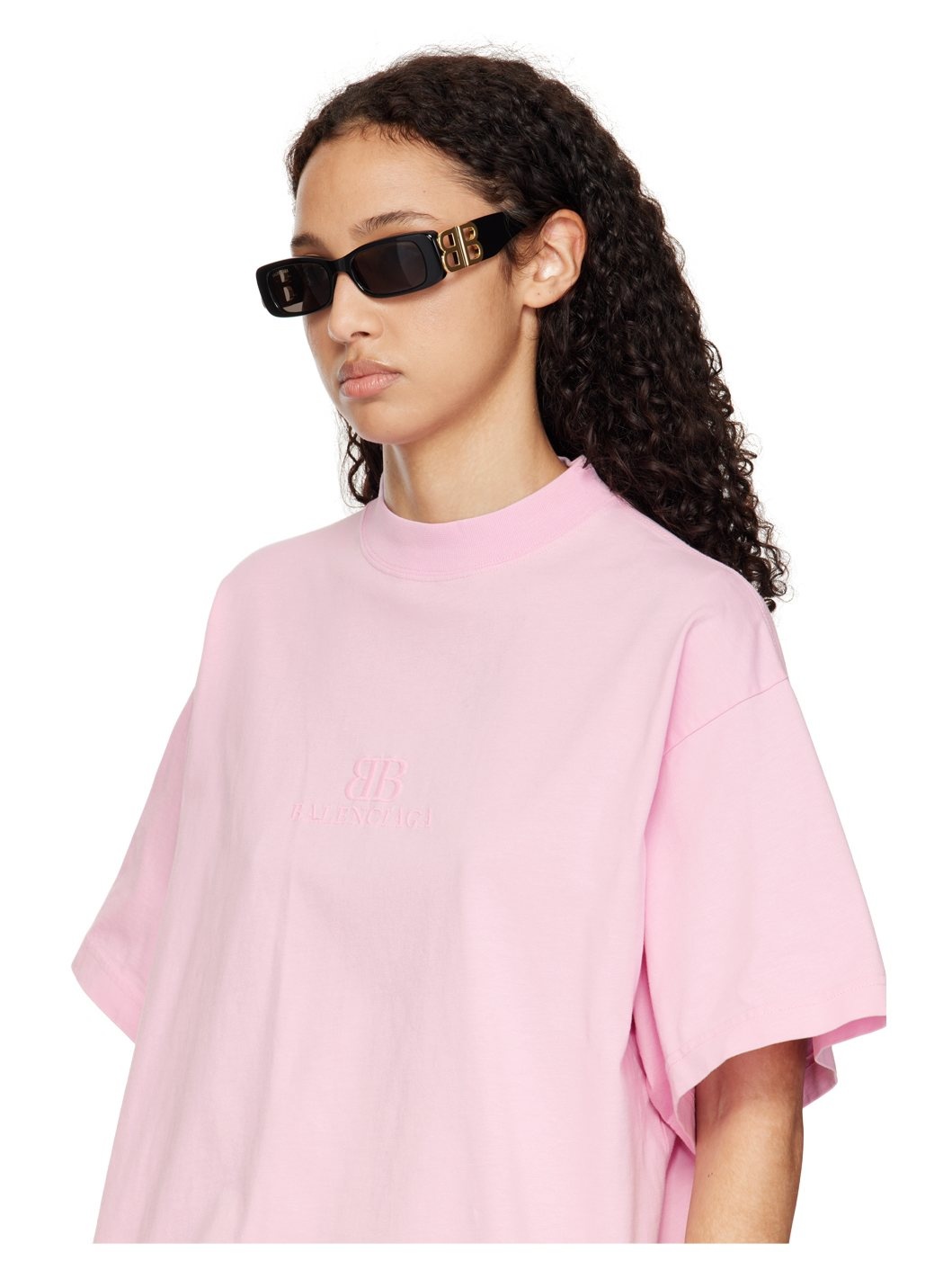 Black Dynasty Rectangle Sunglasses - 4