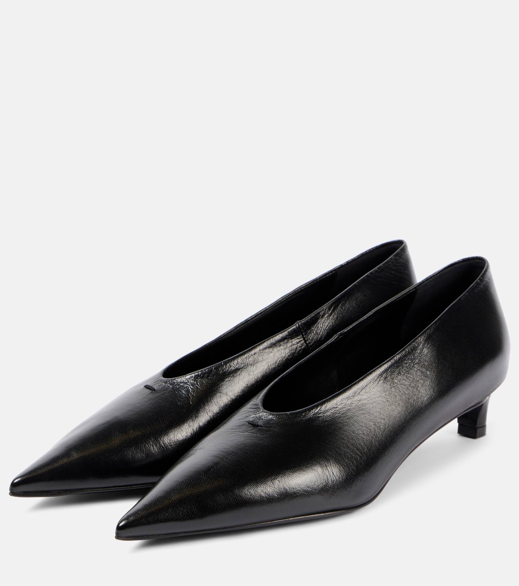 Leather pumps - 4