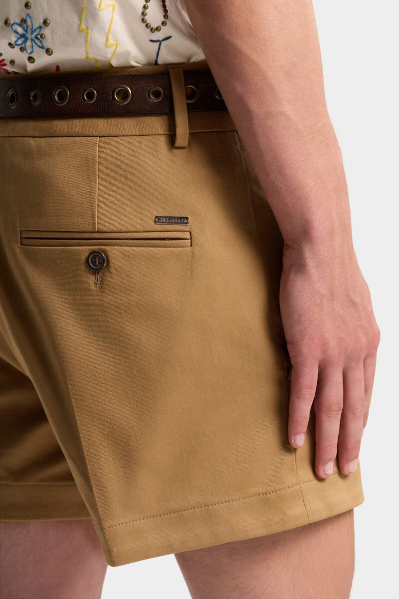 TAILORED COTTON TENNIS SHORTS 5