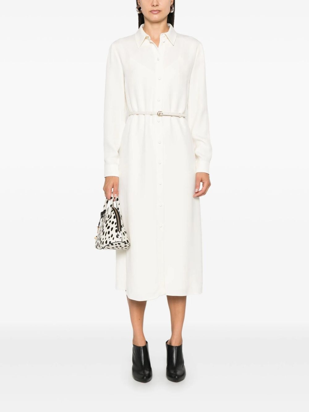 belted maxi dress - 4