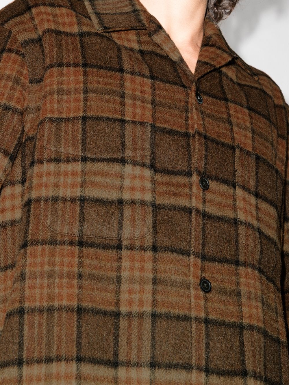 Heusen check-pattern shirt - 4