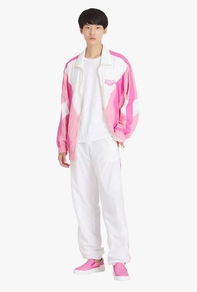 Balmain Balmain x Barbie - White and pink nylon sweatpants outlook