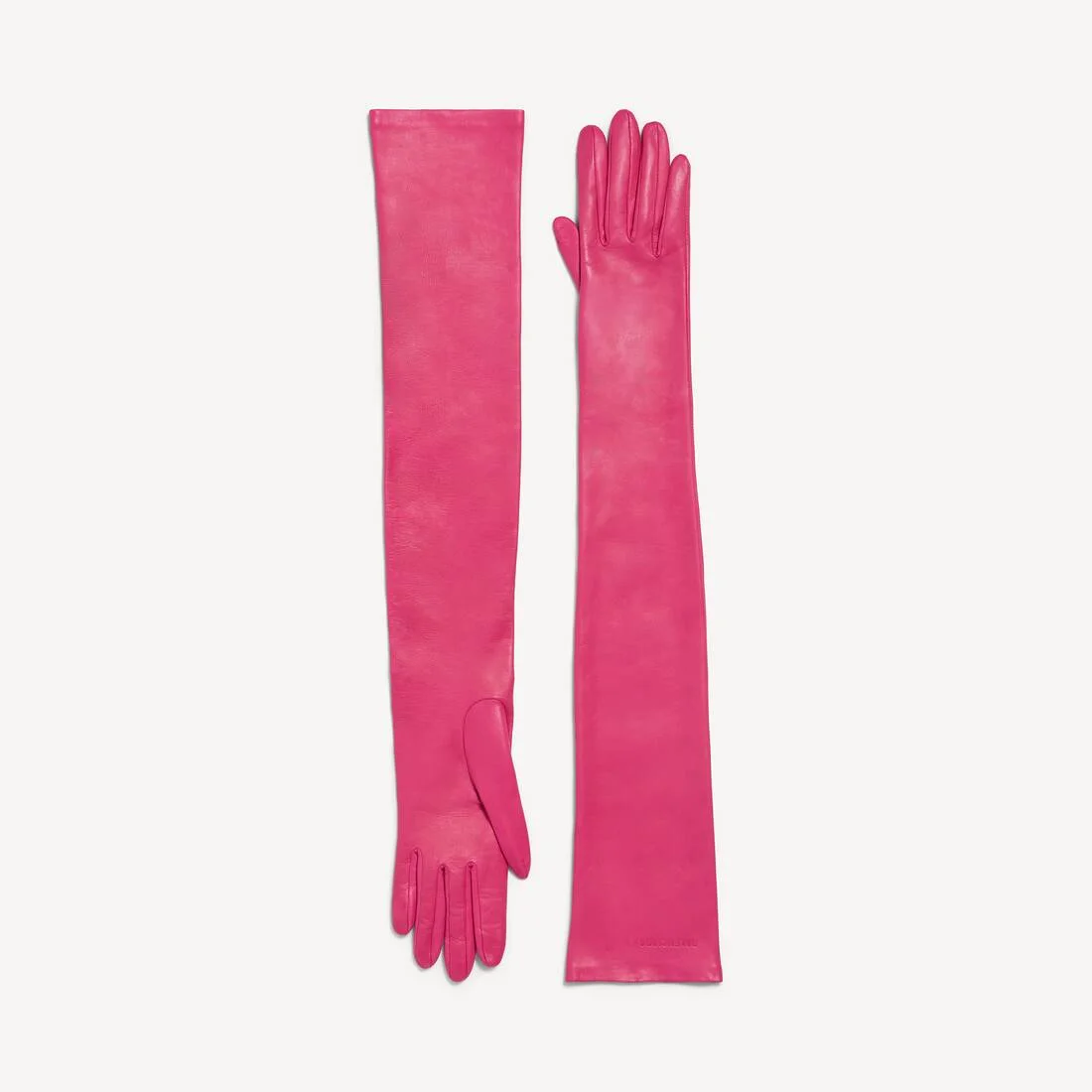Women's Long Gloves in Rose - 1