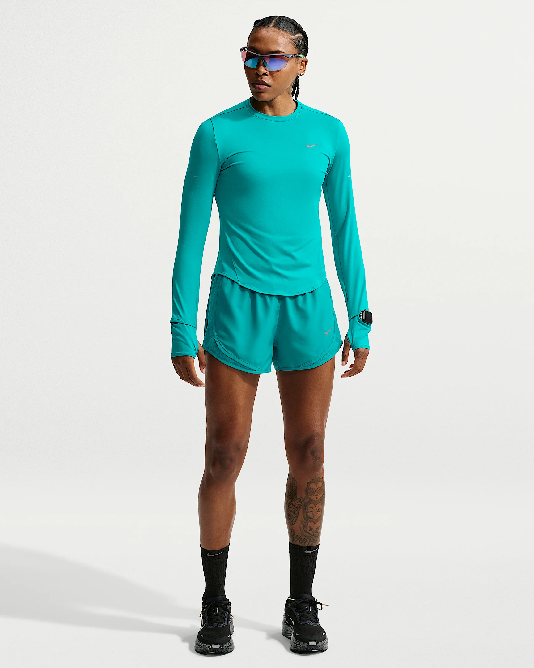 Nike Tempo Women's Dri-FIT Mid-Rise Brief-Lined Running Shorts - 1