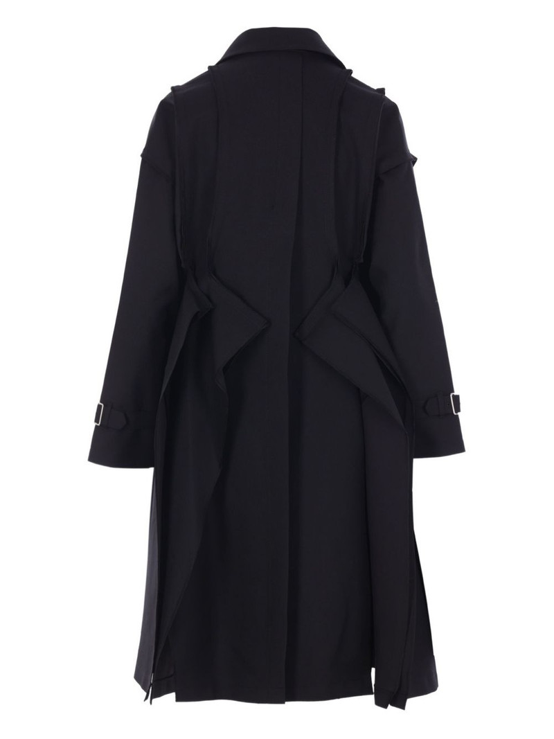 TAO Comme Des Garçons double-breasted trench coat outlook