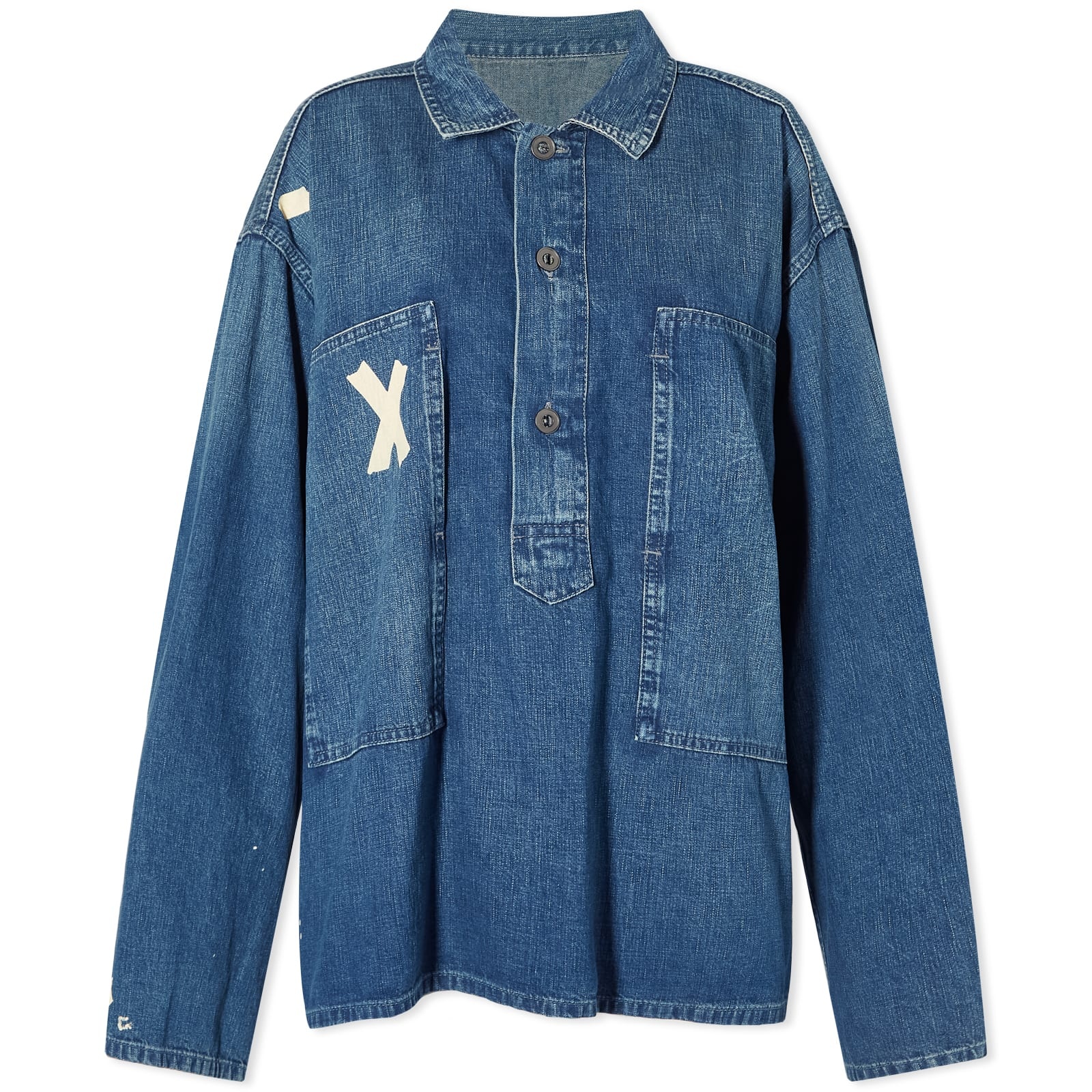 Maison Margiela Pull Over Denim Shirt - 1