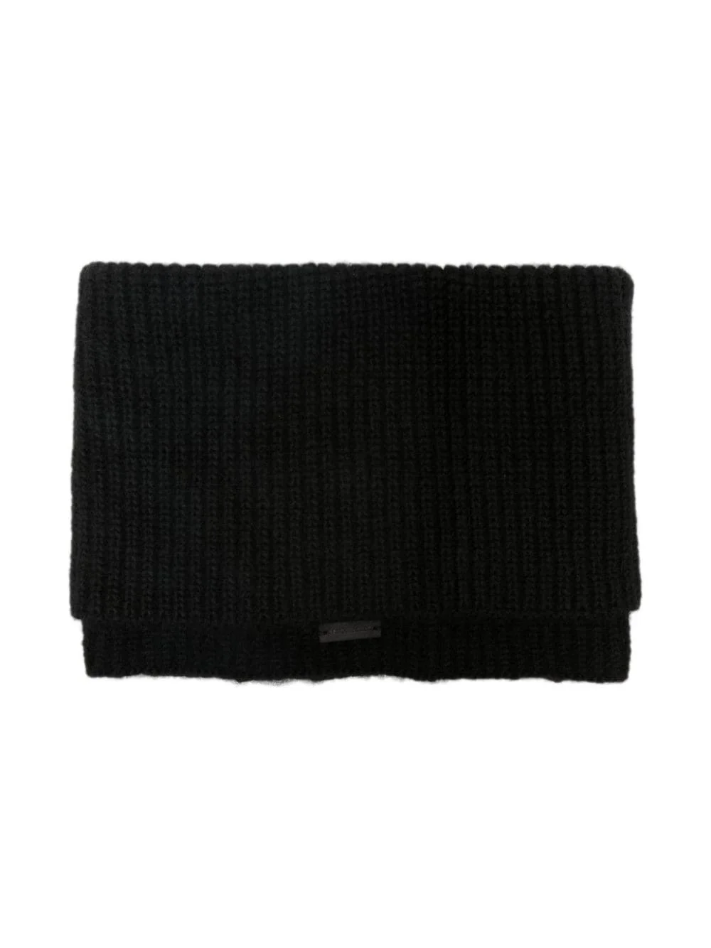 ribbed-knit ribbed scarf - 1