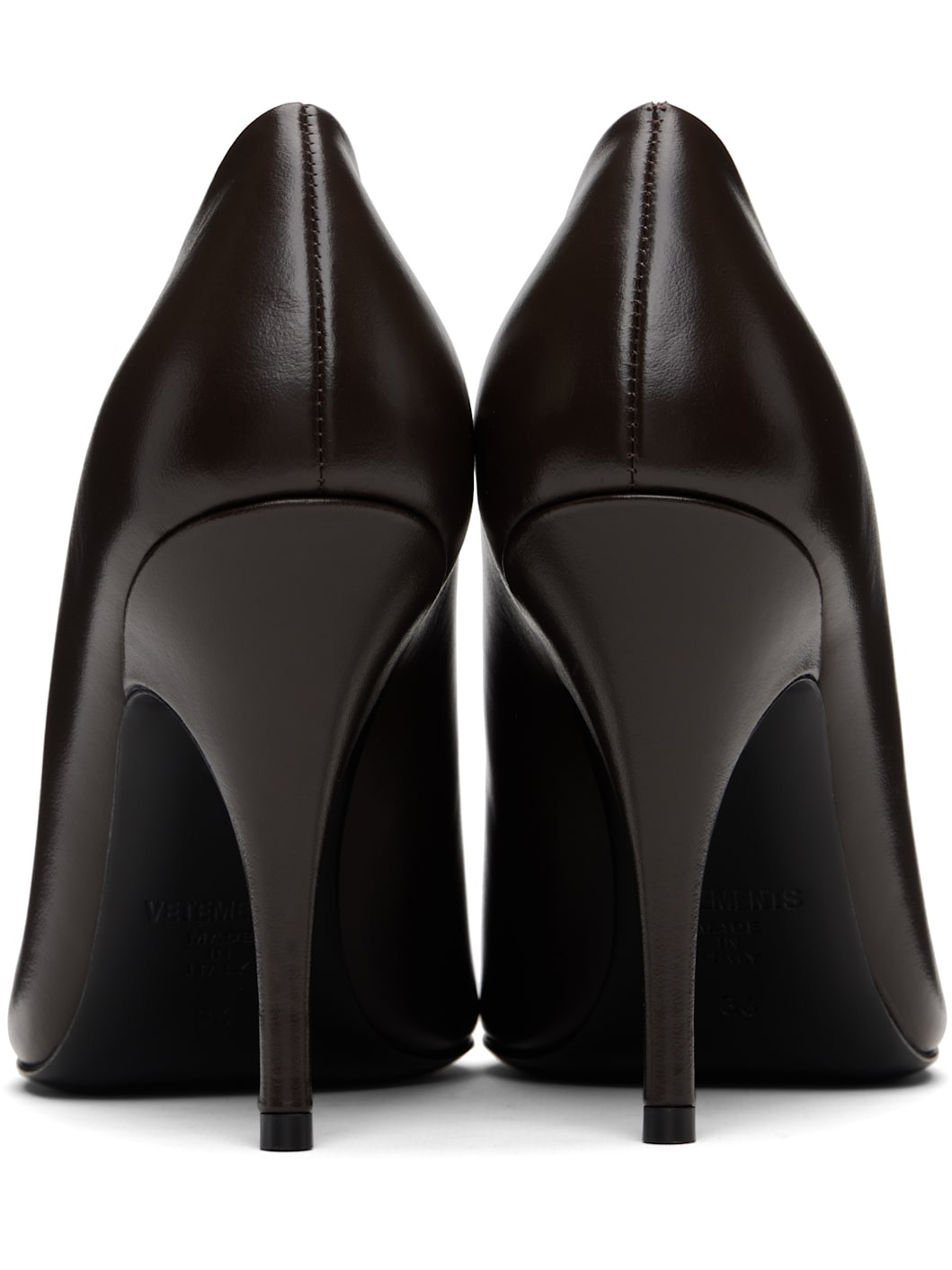 Brown Sharp Pump Heels - 2