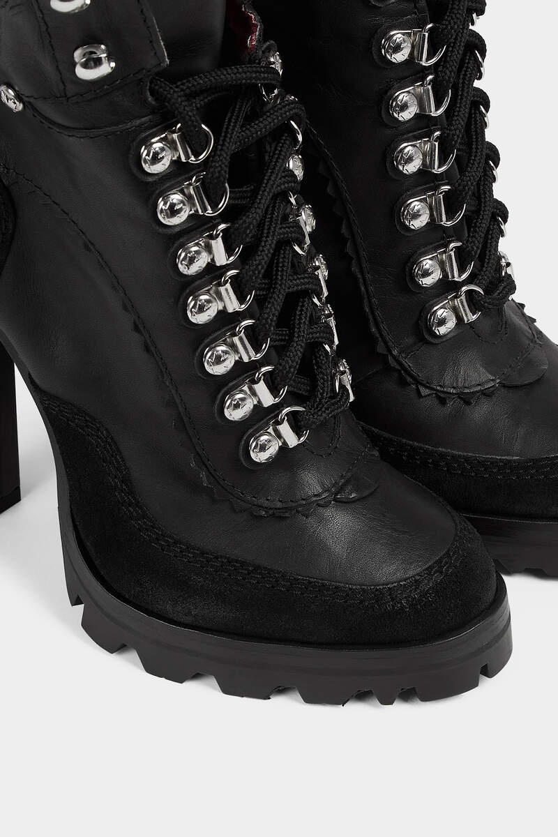 CANADIAN HIKING HEELED ANKLE BOOTS - 4