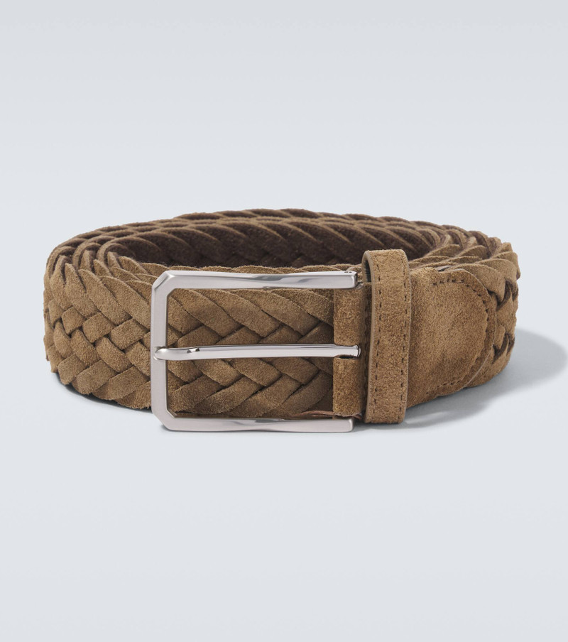 Braided suede belt 1