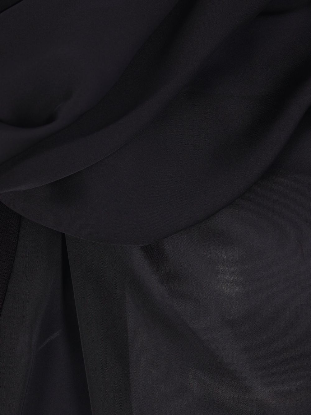 draped belted blouse - 3