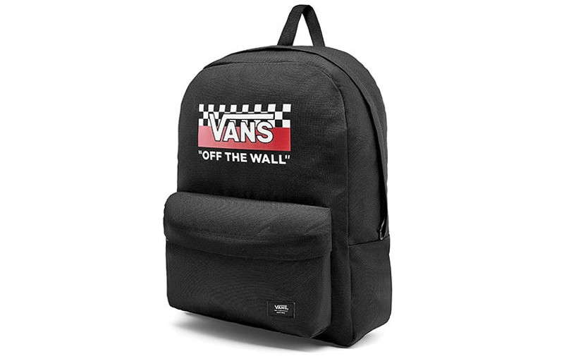 Vans Vans Logo Backpack 'Black' VN0A4UQ7BLK outlook
