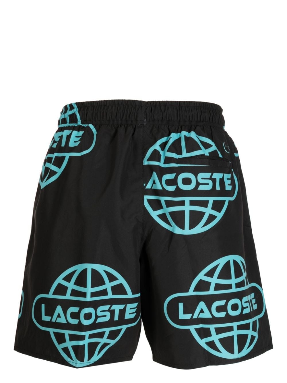 Globe-print swim shorts - 2