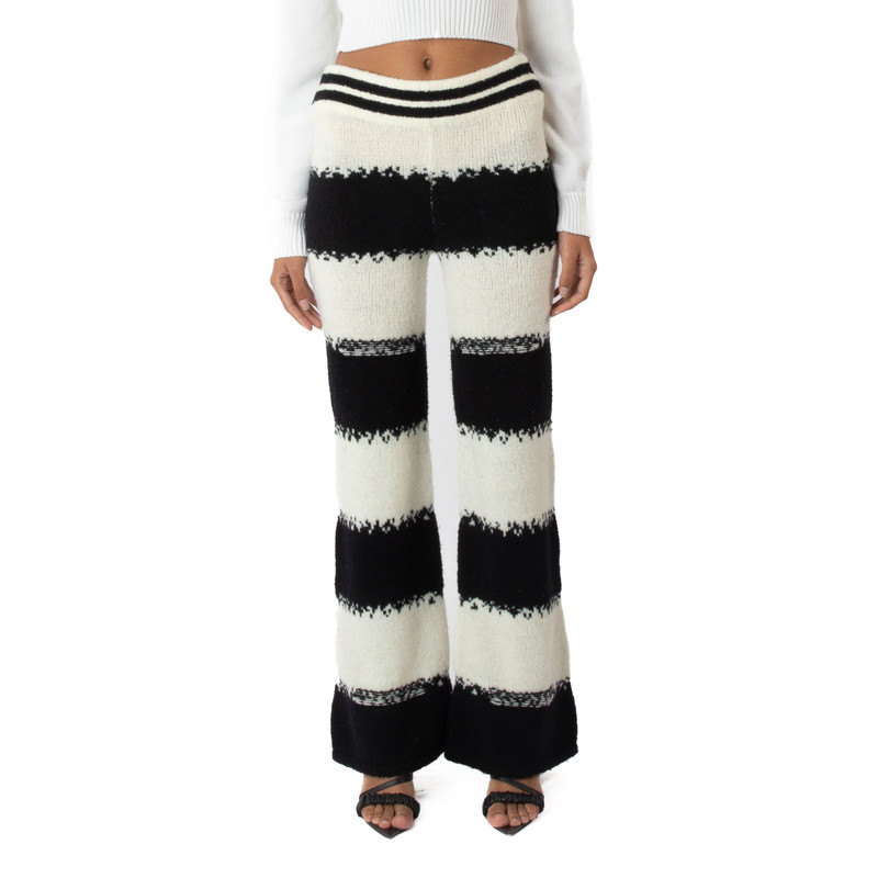 FLARE KNIT TROUSERS 1