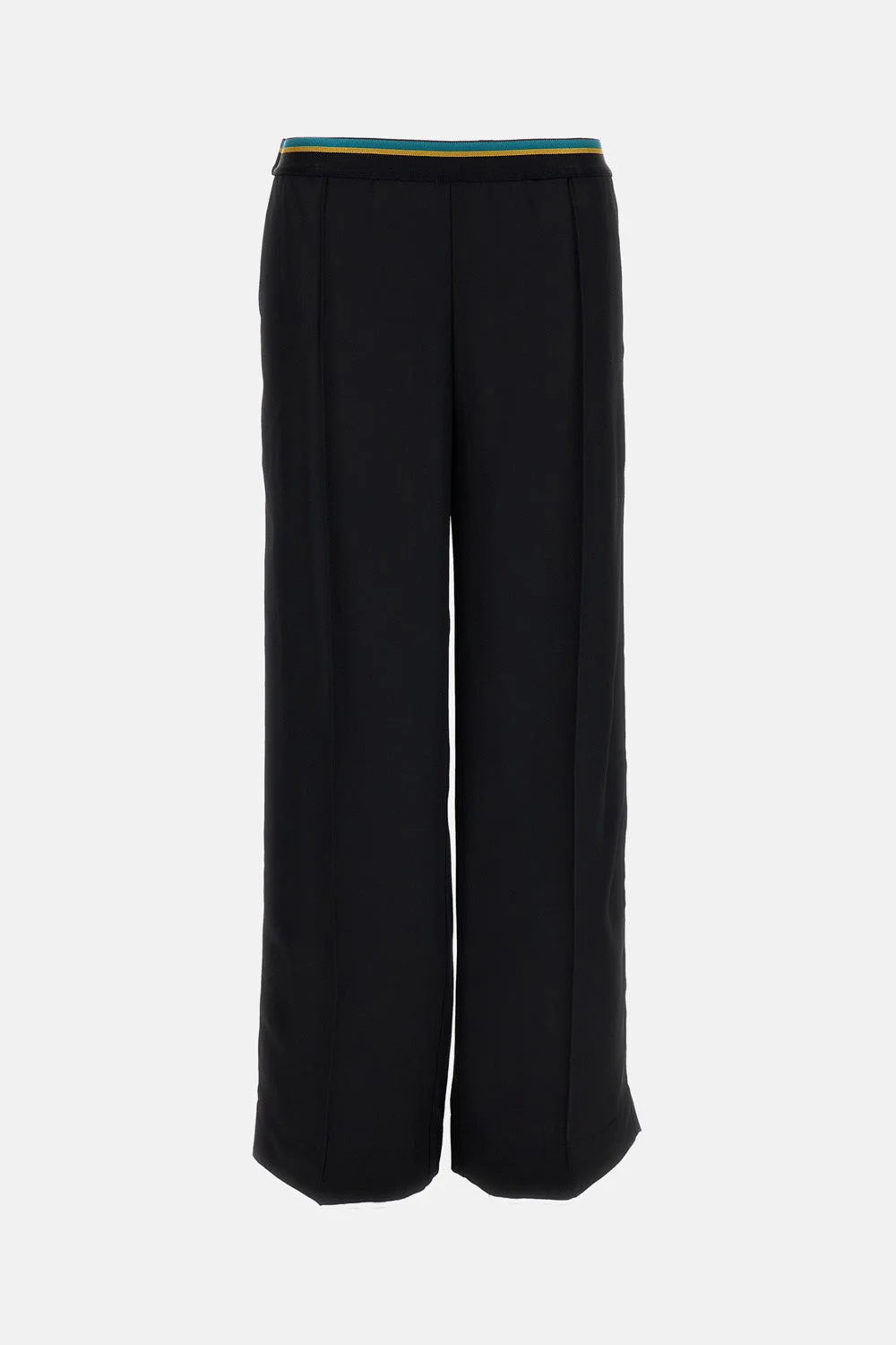 Black sablé trousers - 1