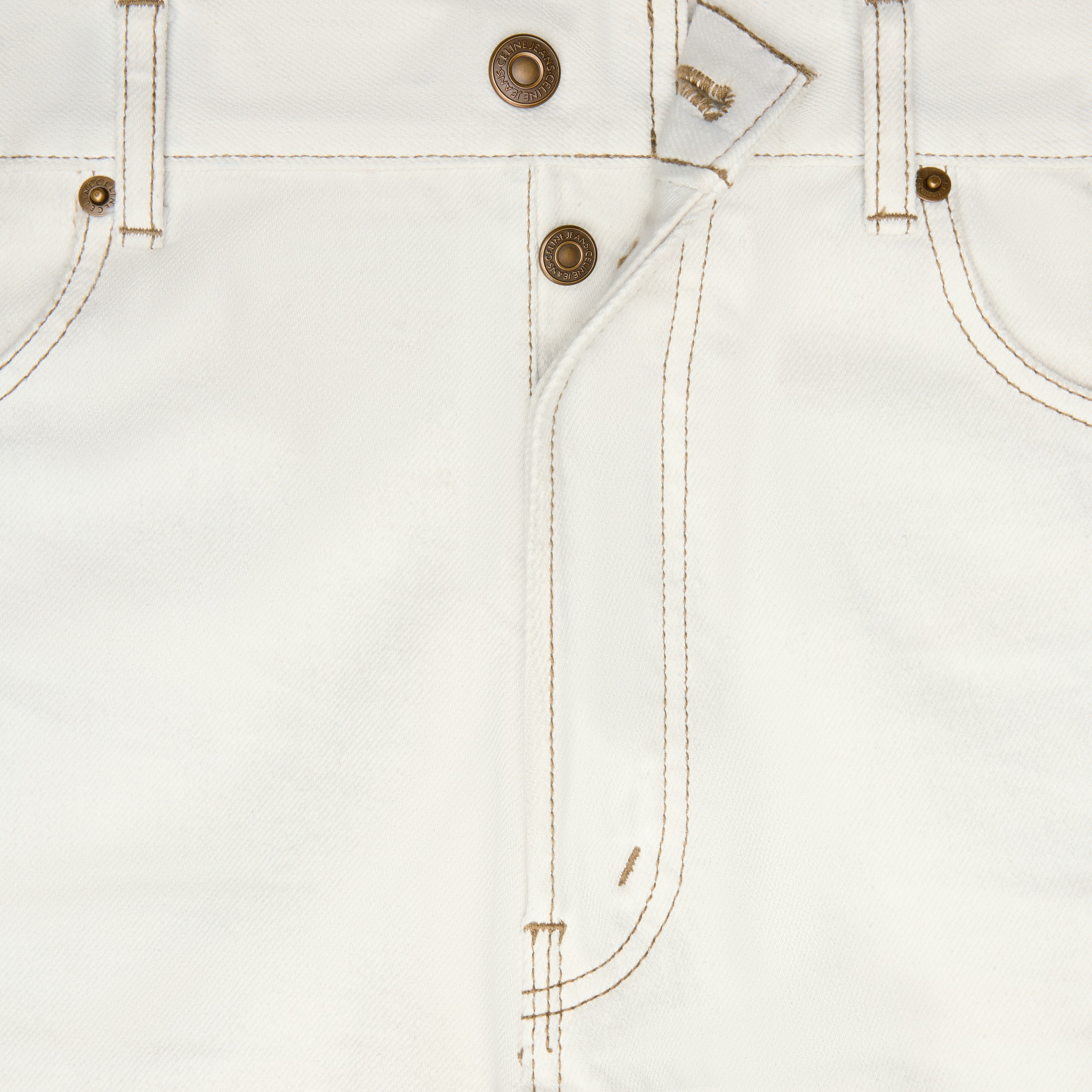WIDE LEG JEANS IN heavy cotton twill - 4