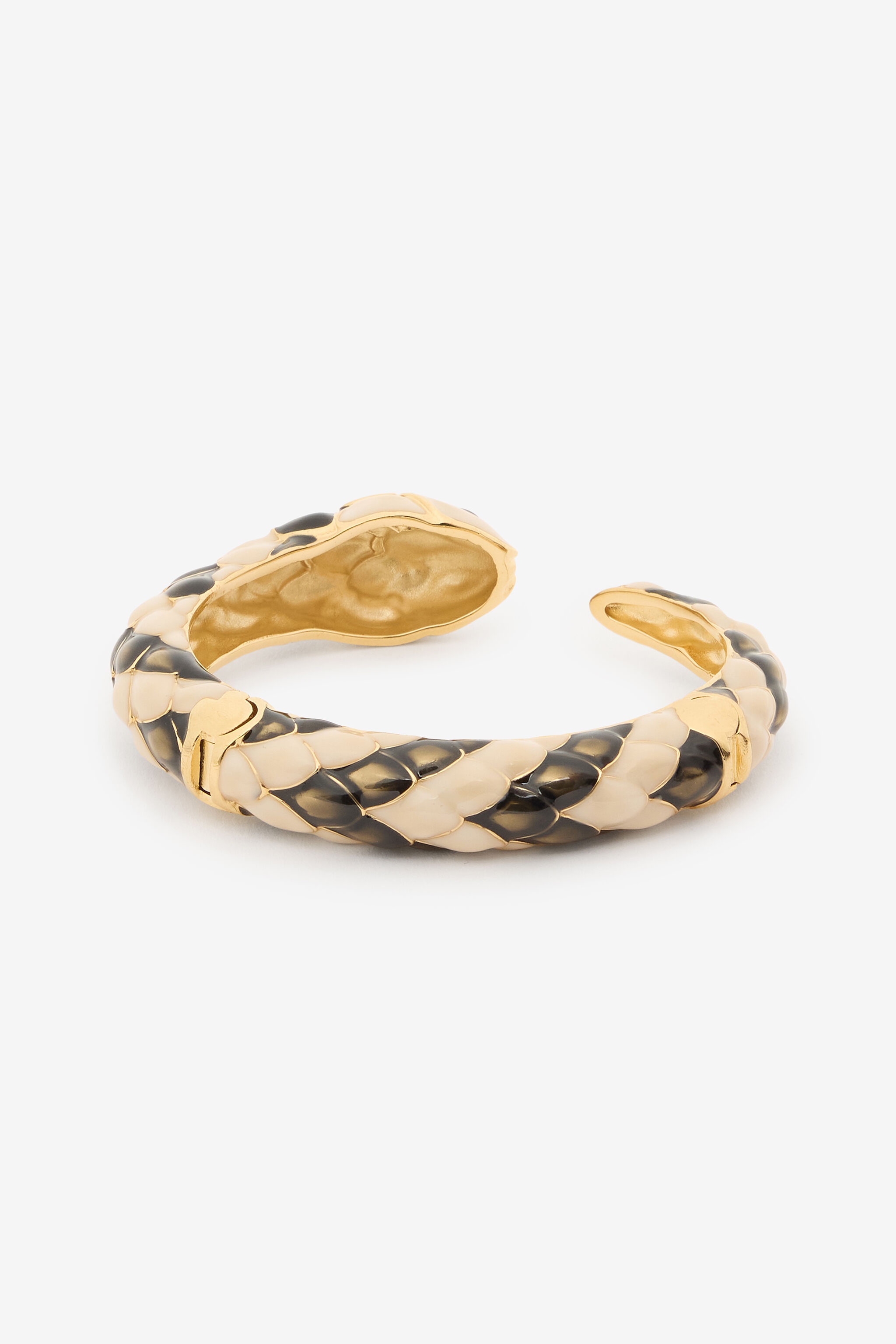 Rigid Bracelet with Snake Design - 3