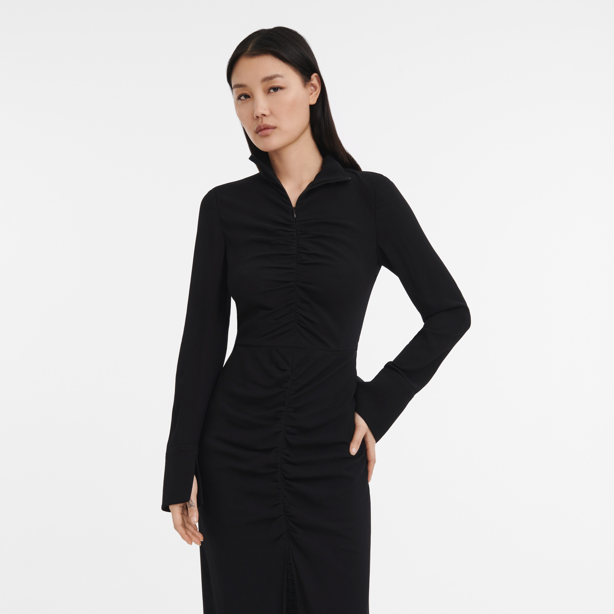 Dress Black - Crepe - 3