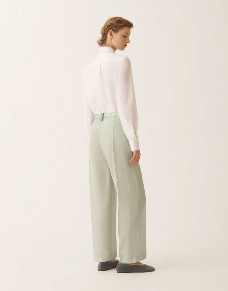 Gubbio jogging pants in fluid fabric 4
