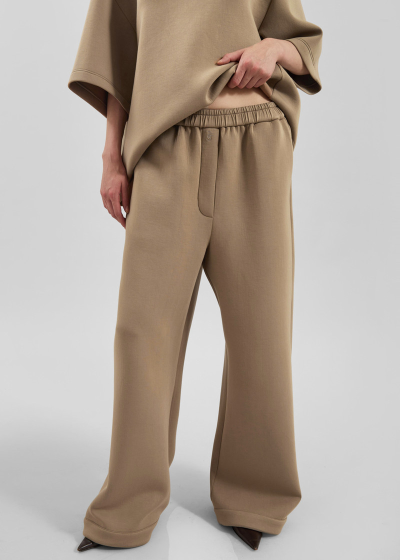 Mirca Neoprene Elastic Pants - Camel 6