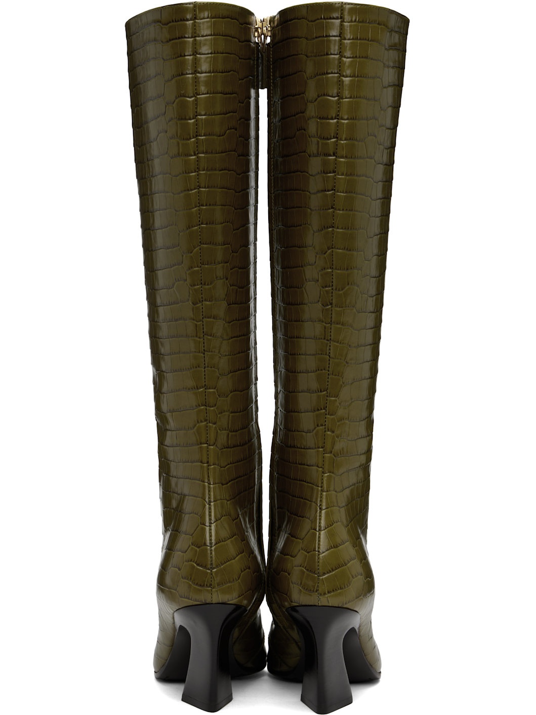 Green Lewis Tall Boots - 2