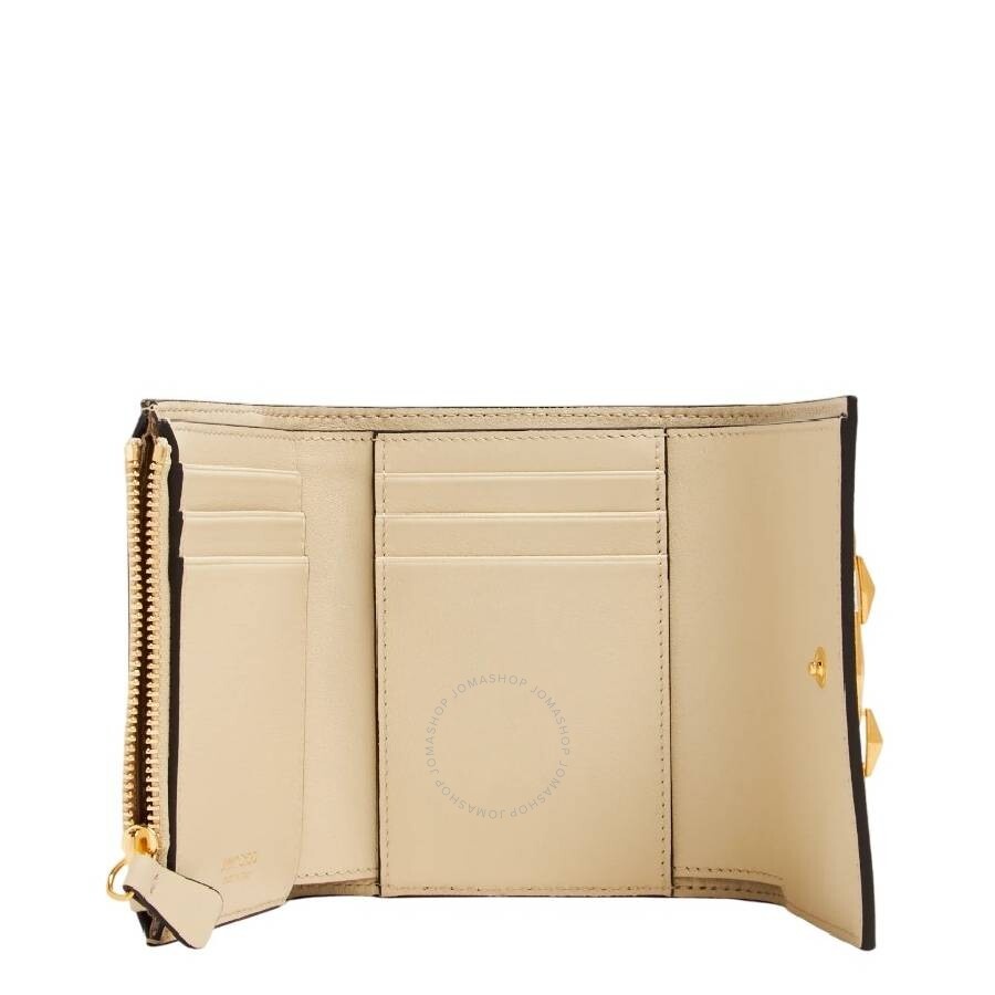 Jimmy Choo Marinda Diamond-Chain Leather Wallet - 4