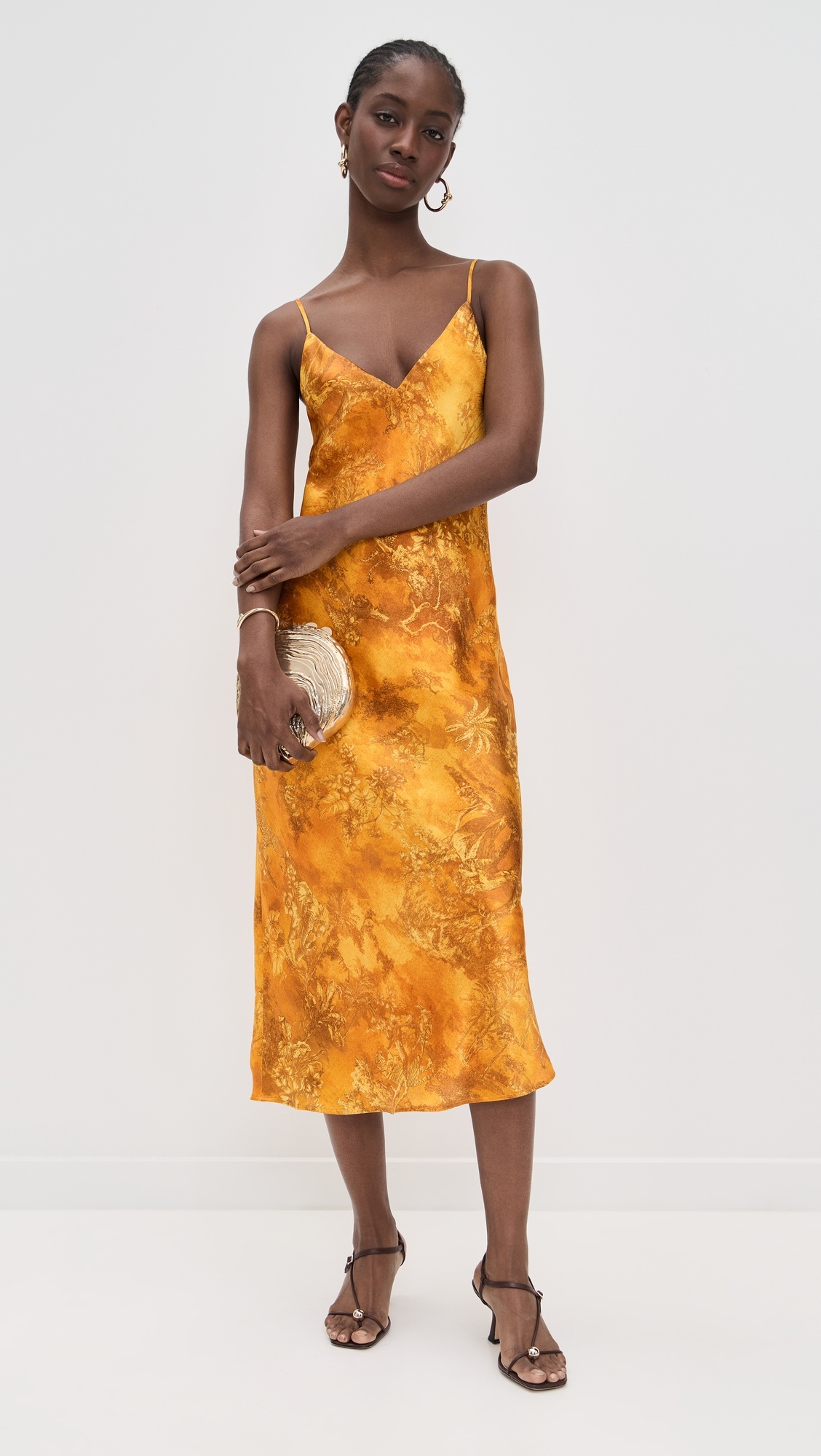 Seridie Midi Slip Dress - 4